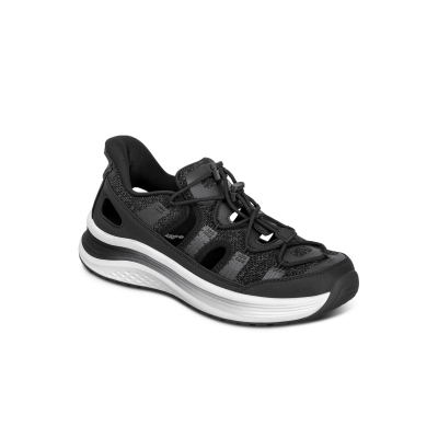Venus - Hands Free Womens Athletic Sandals - Black
